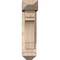Ekena Millwork Merced Arts and Crafts Smooth Bracket w/ Offset Brace, Douglas Fir, 5 1/2"W x 14"D x 22"H BKT0604X14X22MRC03SDF - alternate 3